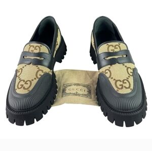NWOT Mens Gucci Maxi GG Loafers-Size 7